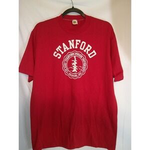 RARE Vintage‎ 70's Velva Sheen Single Stitch Stanford University TShirt Mens XL